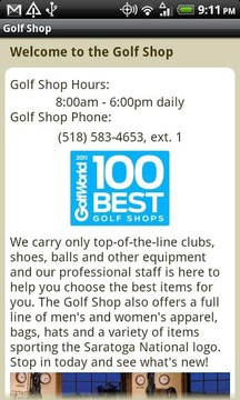Saratoga National Golf Club截图