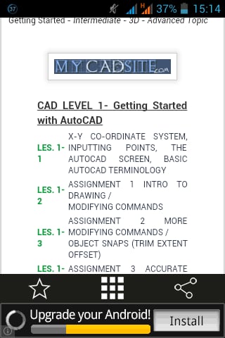 Free AutoCAD Tutorial截图1