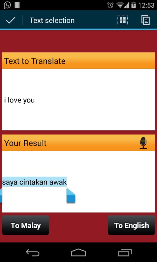 Malay English Translator截图2