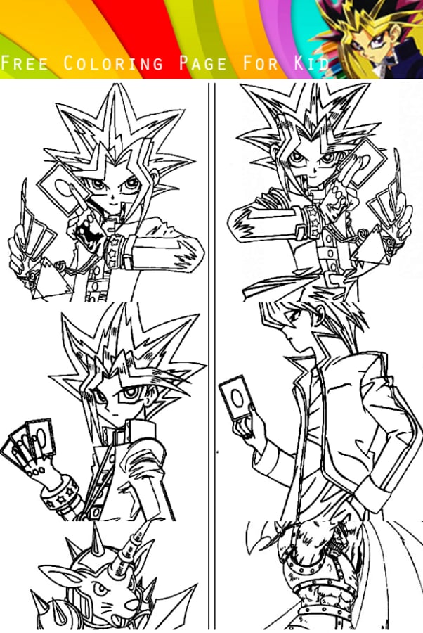 Free Yugi oh Coloring截图1