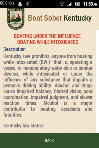 BOAT SOBER KENTUCKY截图2