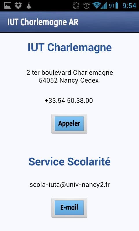 IUT Nancy Charlemagne AR截图8