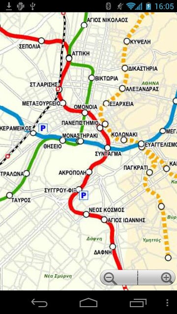 Athens Transport Map - Free截图2