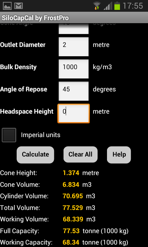 Silo Capacity - SiloCapC...截图9