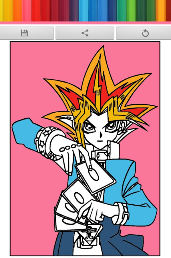 Free Yugi oh Coloring截图3