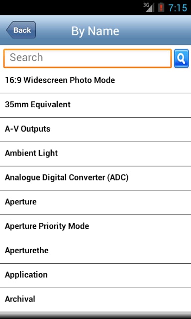 Digital Camera Glossary截图1