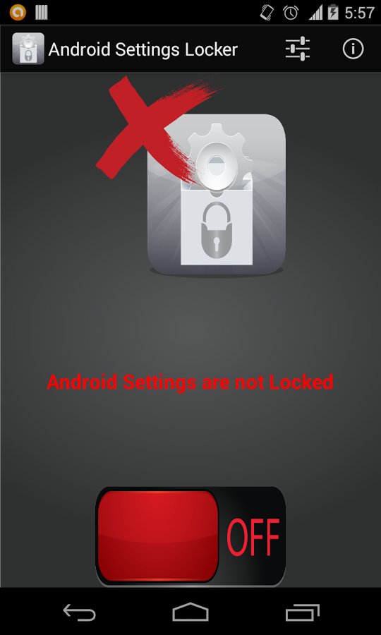 Android Settings Locker截图4