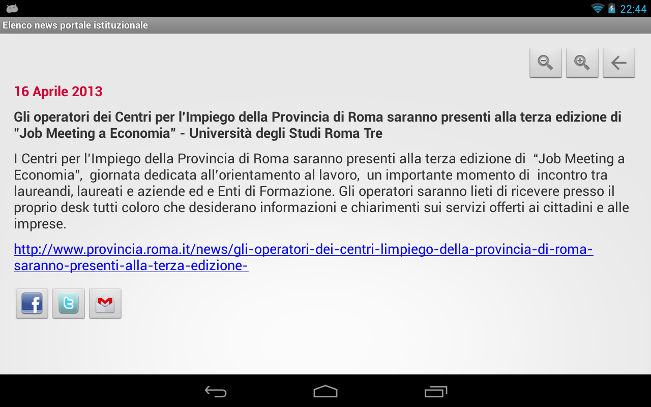 Provincia di Roma OpenDa...截图9