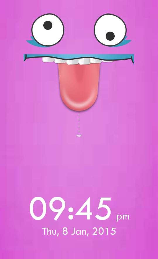 Funny Face Lock Screen截图2