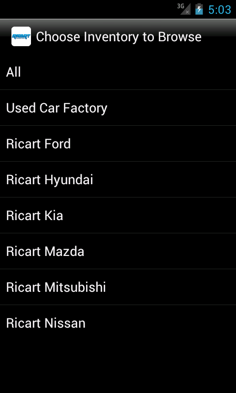 Ricart Automotive DealerApp截图2