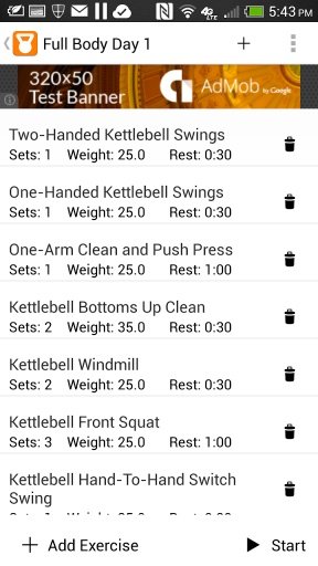 Kettlebell Workout截图1