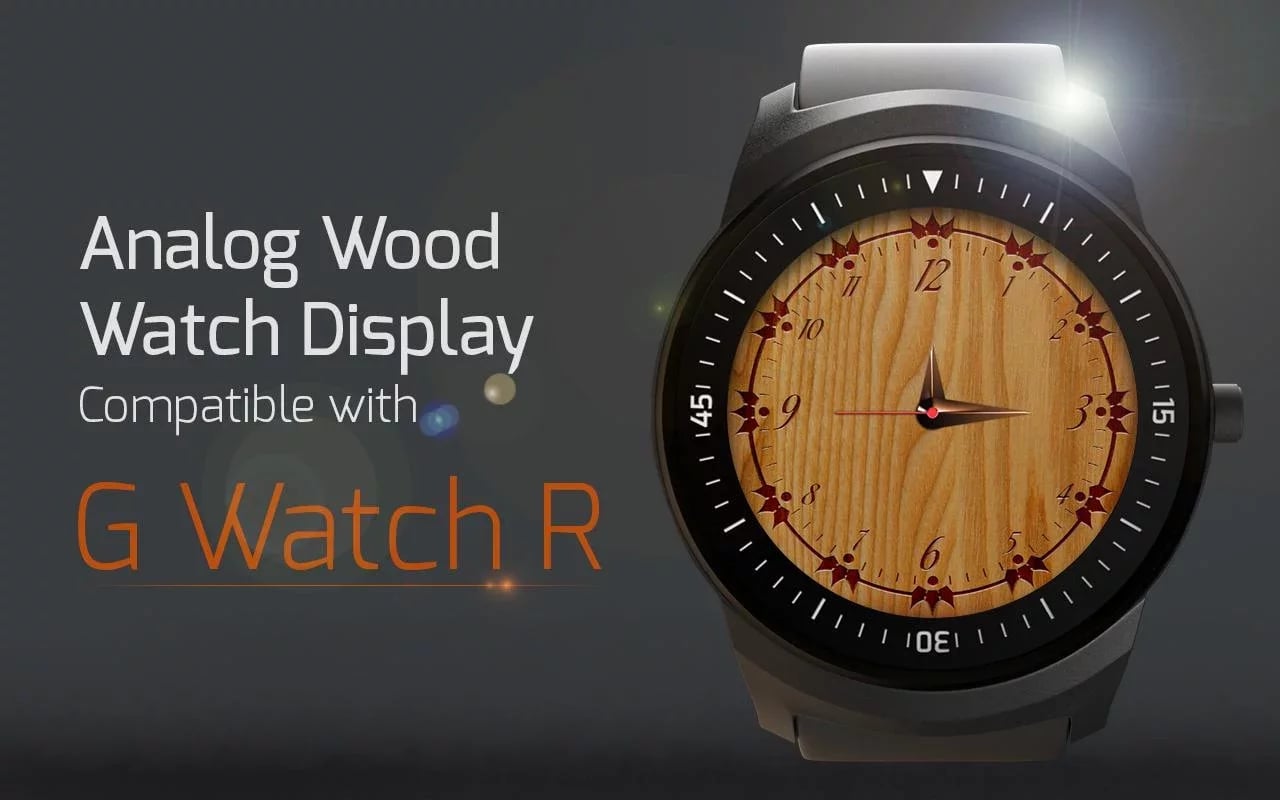 Analog Wood Watch Displa...截图8