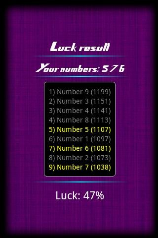 Luck meter截图2