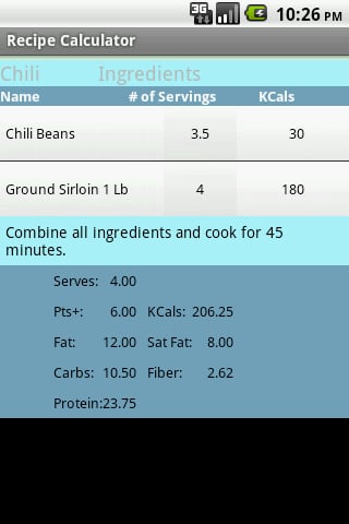 Recipe Calculator截图1