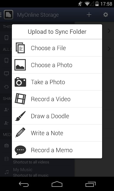 MyOnline Storage截图4