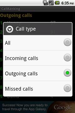 CallRanking截图