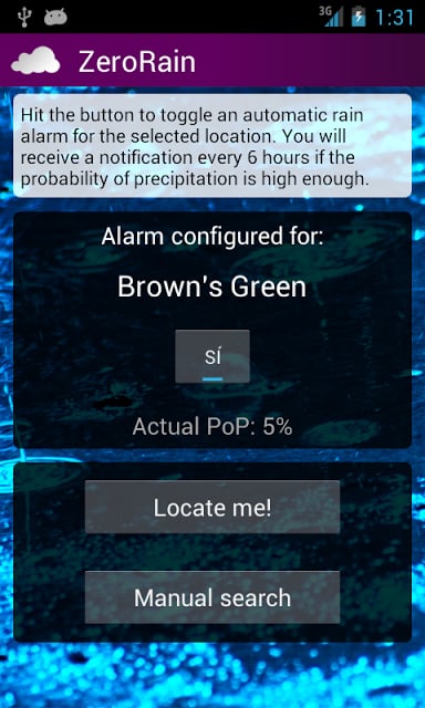 ZeroRain UK (Rain Alarm)截图2