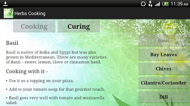 Herbs Cooking &amp; Curing截图1