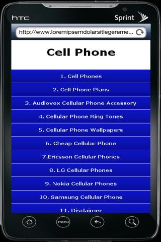 Cell Phone截图2
