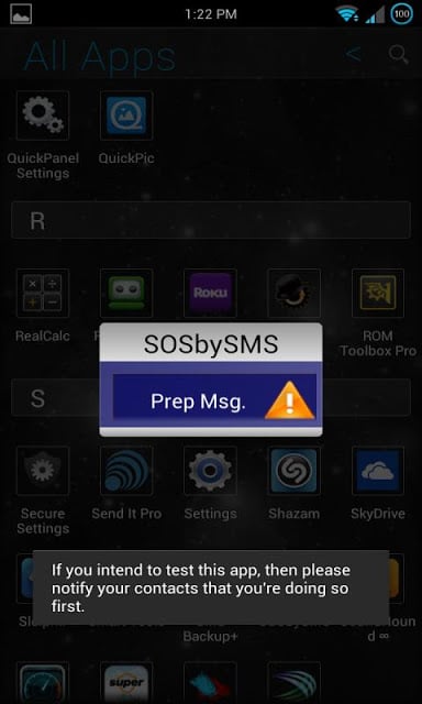 SOS by SMS Beta截图5