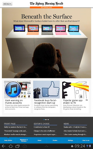 The SMH App for Tablet截图1