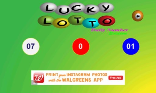 Lucky Lotto Daily Number截图2