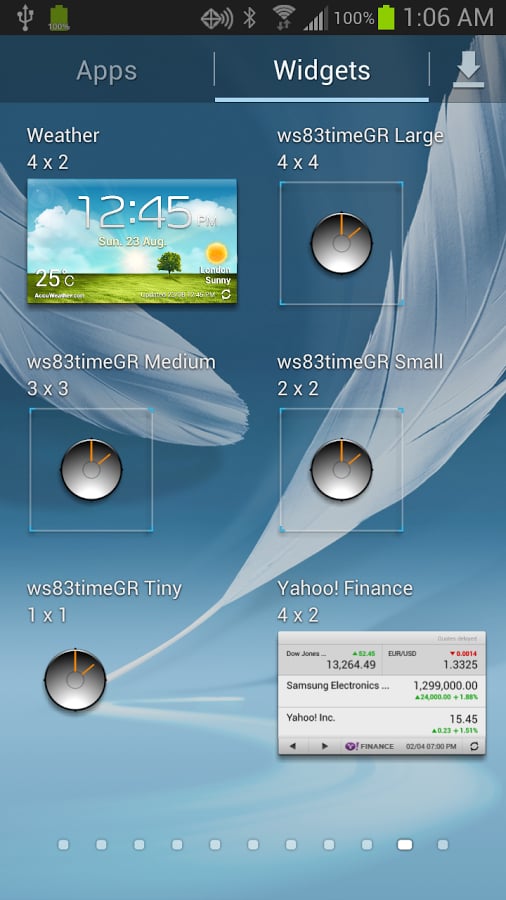 ws83TimeGR Free - Clock Widget截图4