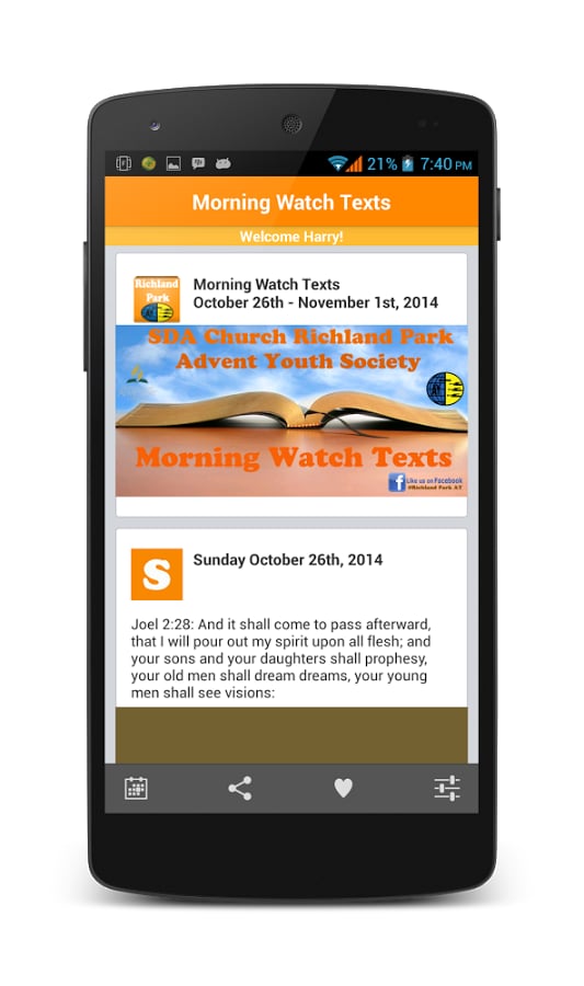 Morning Watch Texts截图10