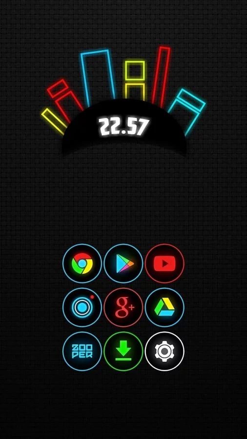 Neon Clocks - Zooper Wid...截图3