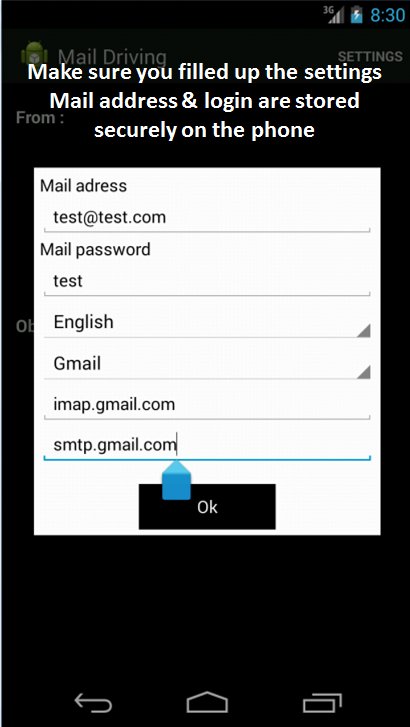 Mail driving Read mail &amp;...截图2