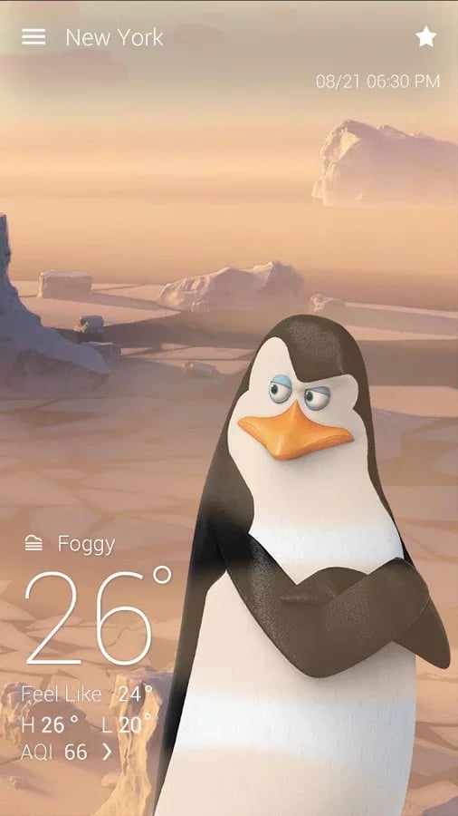 MG Penguins GO Weather E...截图6