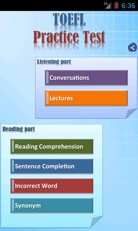 TOEFL Practice Test截图2