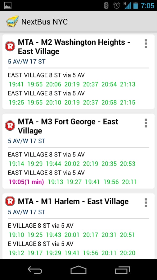 New York MTA Schedule截图2