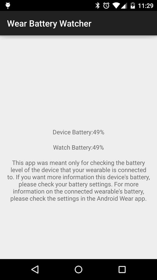 Wear Battery Watcher截图1