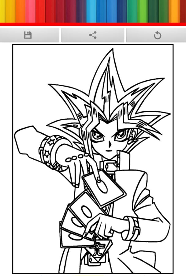 Free Yugi oh Coloring截图2