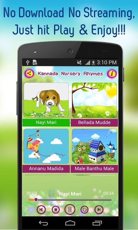 10 Popular Kannada Nursery Rhymes截图2