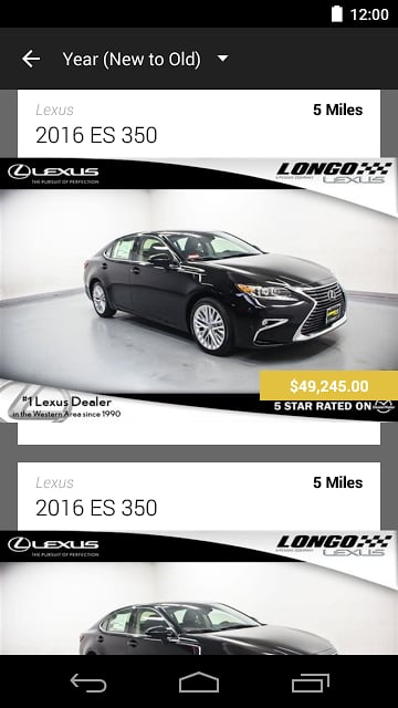 Longo Lexus DealerApp截图4