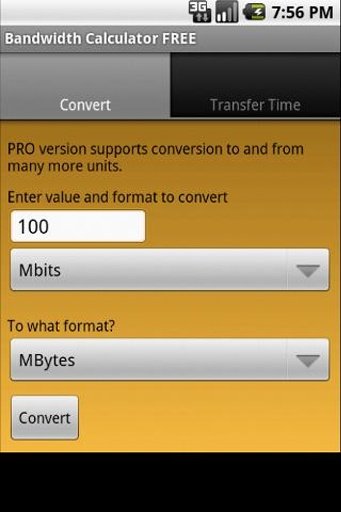 Bandwidth Calculator FREE截图3