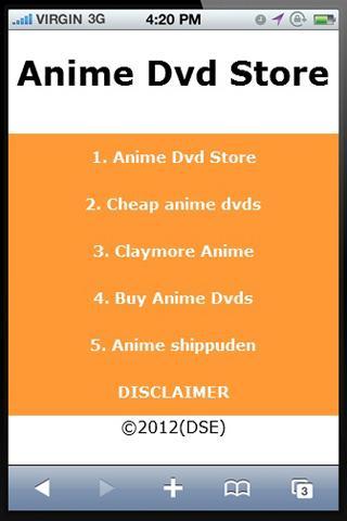 Anime Dvd Store截图1