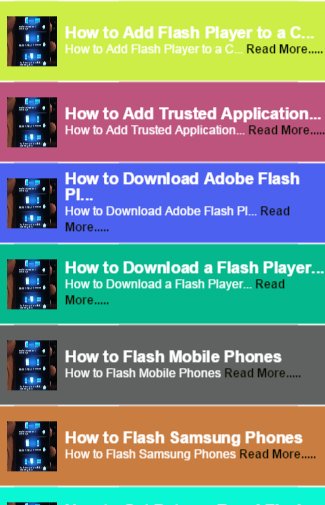 Flash Player for phone t...截图2