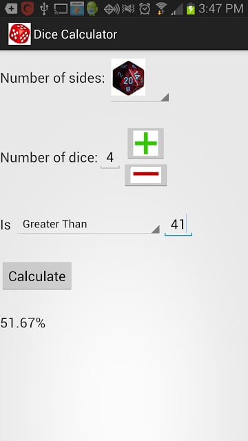 Dice Calculator截图2