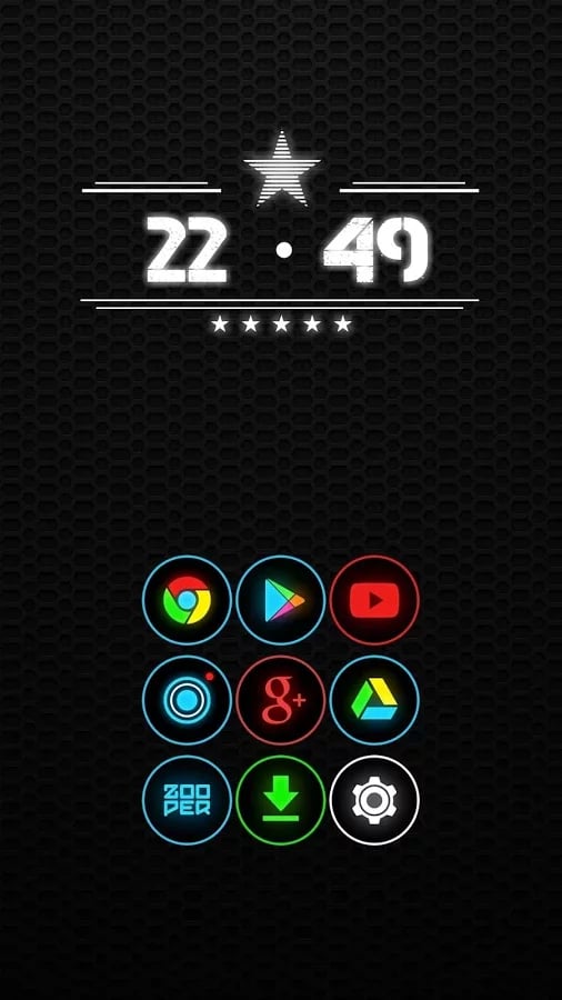 Neon Clocks - Zooper Wid...截图1