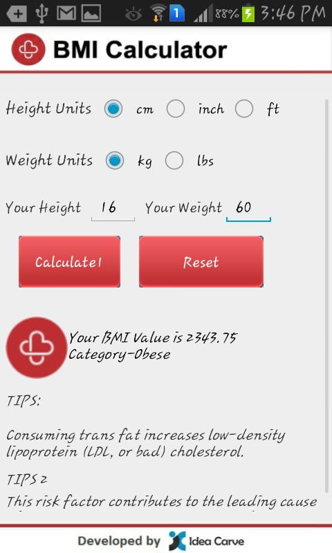 NationWide BMI App截图1