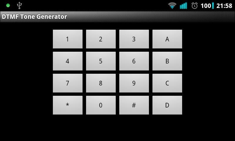 DTMF Tone Generator截图1