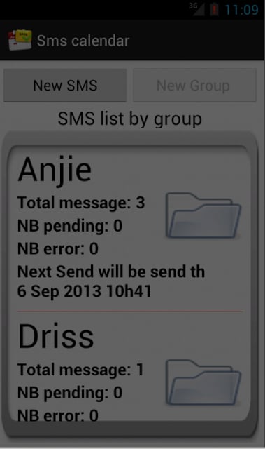 SMS SCHEDULER (no Ads)截图1