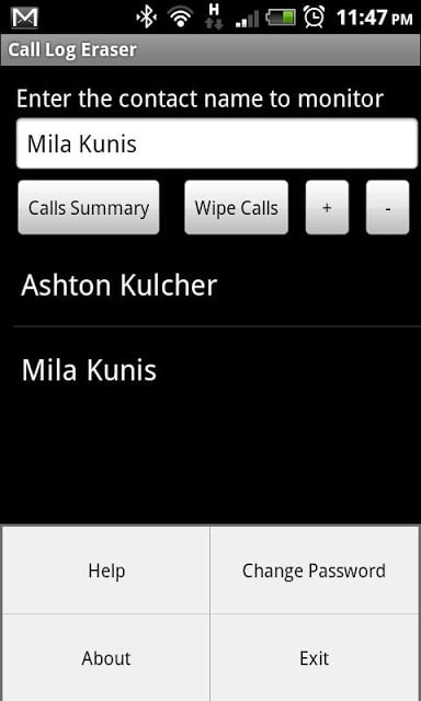 Call Log Eraser v1.1 Free截图3