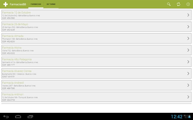 Farmacias de Bah&iacute;a Blanca截图2