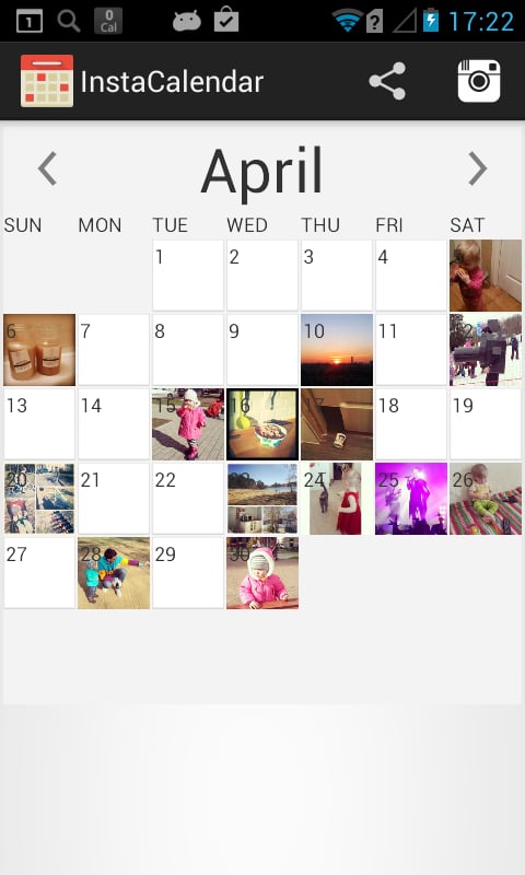 InstaCalendar Insta Pics截图6