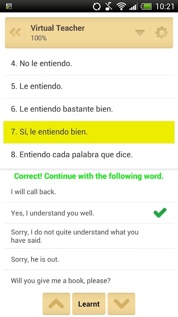 QuickTeacher Spanish Language截图6