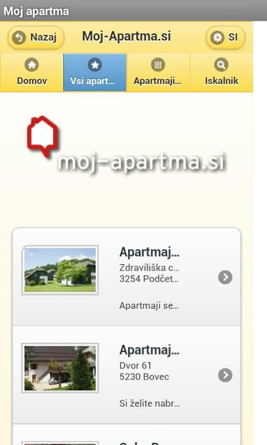 Moj Apartma截图1